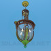 3d model Chandelier with glass dome - preview