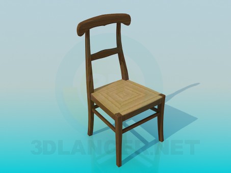 3D Modell Stuhl - Vorschau