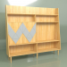 3d model Wall Woo Wall (gris claro) - vista previa