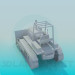 3d model Tractor snow plow - preview