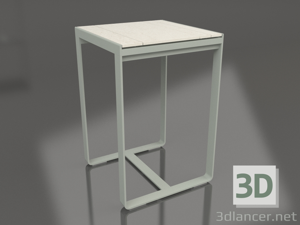 3d model Mesa de bar 70 (DEKTON Danae, Gris cemento) - vista previa