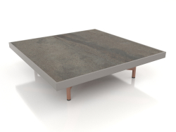 Table basse carrée (Gris quartz, DEKTON Radium)