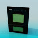 3d model Horno doble - vista previa