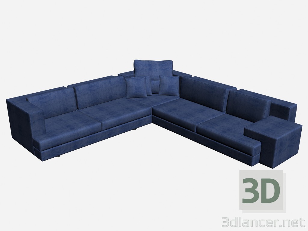 3D Modell Ecksofa 1 Ellington - Vorschau