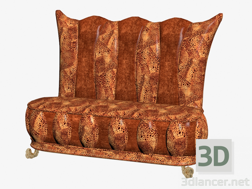 Modelo 3d Sofa em linha reta g164 - preview