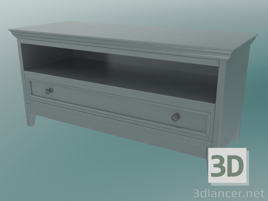 modello 3D Porta TV (grigio-verde) - anteprima