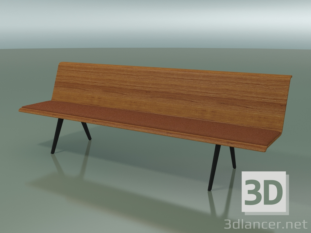 3d model Central module Eating 4601 (L 240 cm, Teak effect) - preview