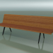 3D Modell Zentralmodul Essen 4601 (L 240 cm, Teak-Effekt) - Vorschau