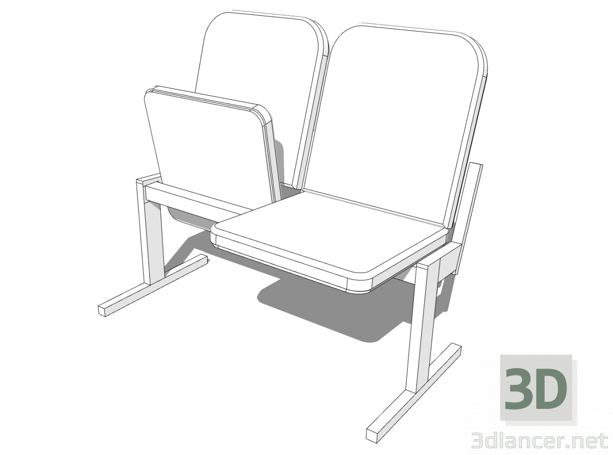 3D modeli Sandalye 001 - önizleme