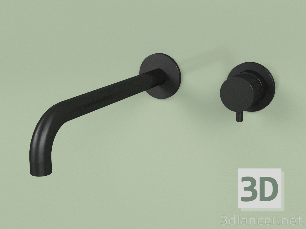 3d model Mezclador de pared con caño 250 mm (13 14, NO) - vista previa