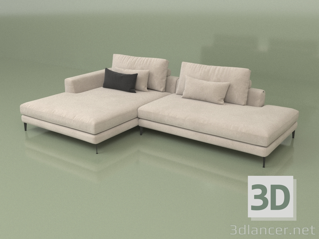 3d model Sofá Place Air A - vista previa