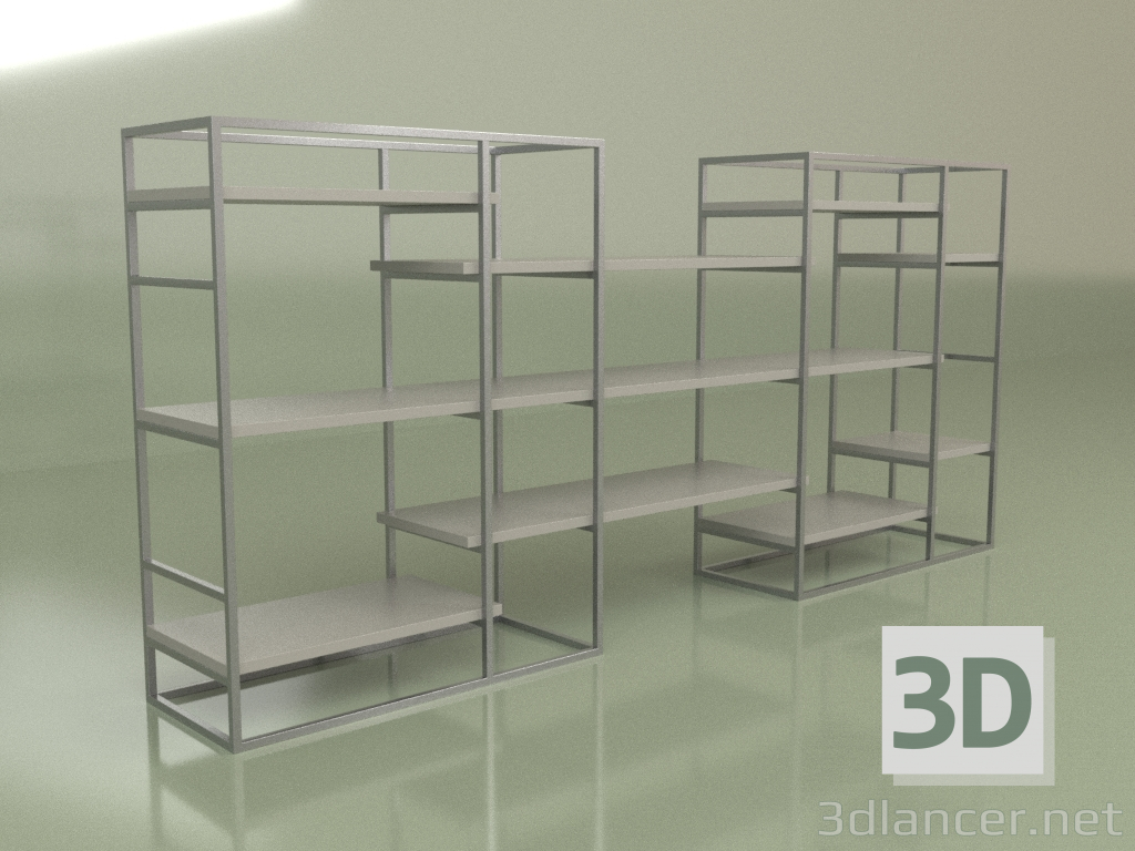 3d model Rack Lf 115 (gray) - preview