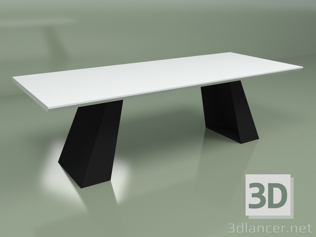 3d model Mesa de comedor Harvard - vista previa