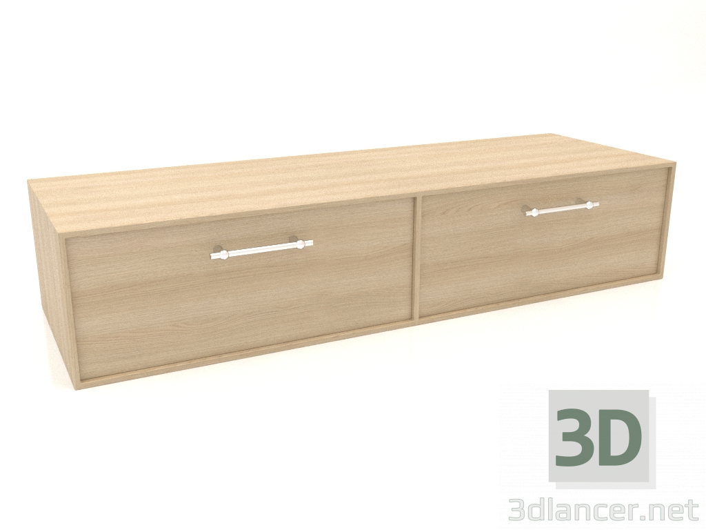 3D Modell Schrank ТМ 062 (1200x400x250, Holz weiß) - Vorschau