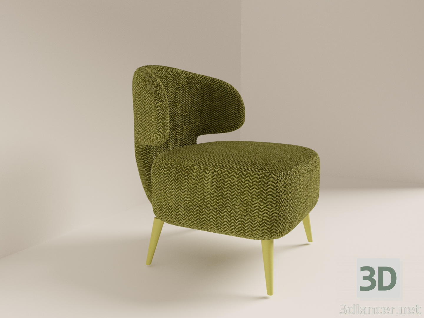 modèle 3D de Fauteuil acheter - rendu