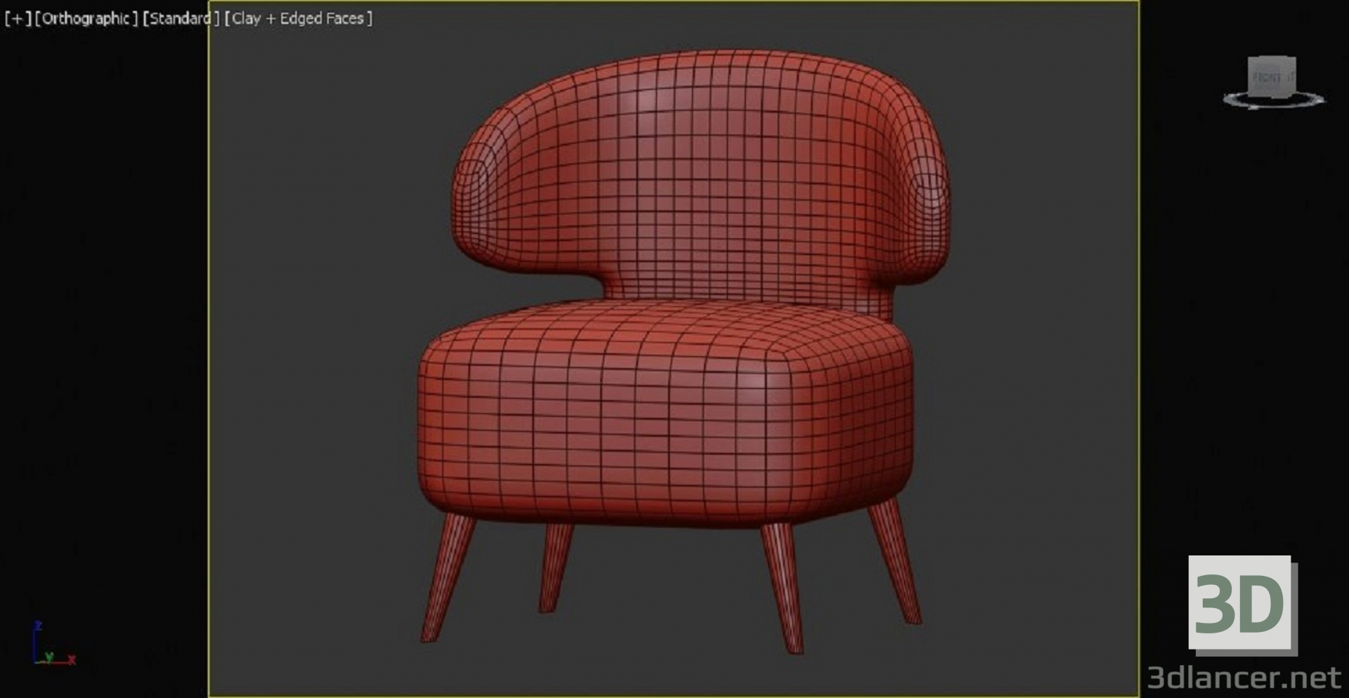 modèle 3D de Fauteuil acheter - rendu