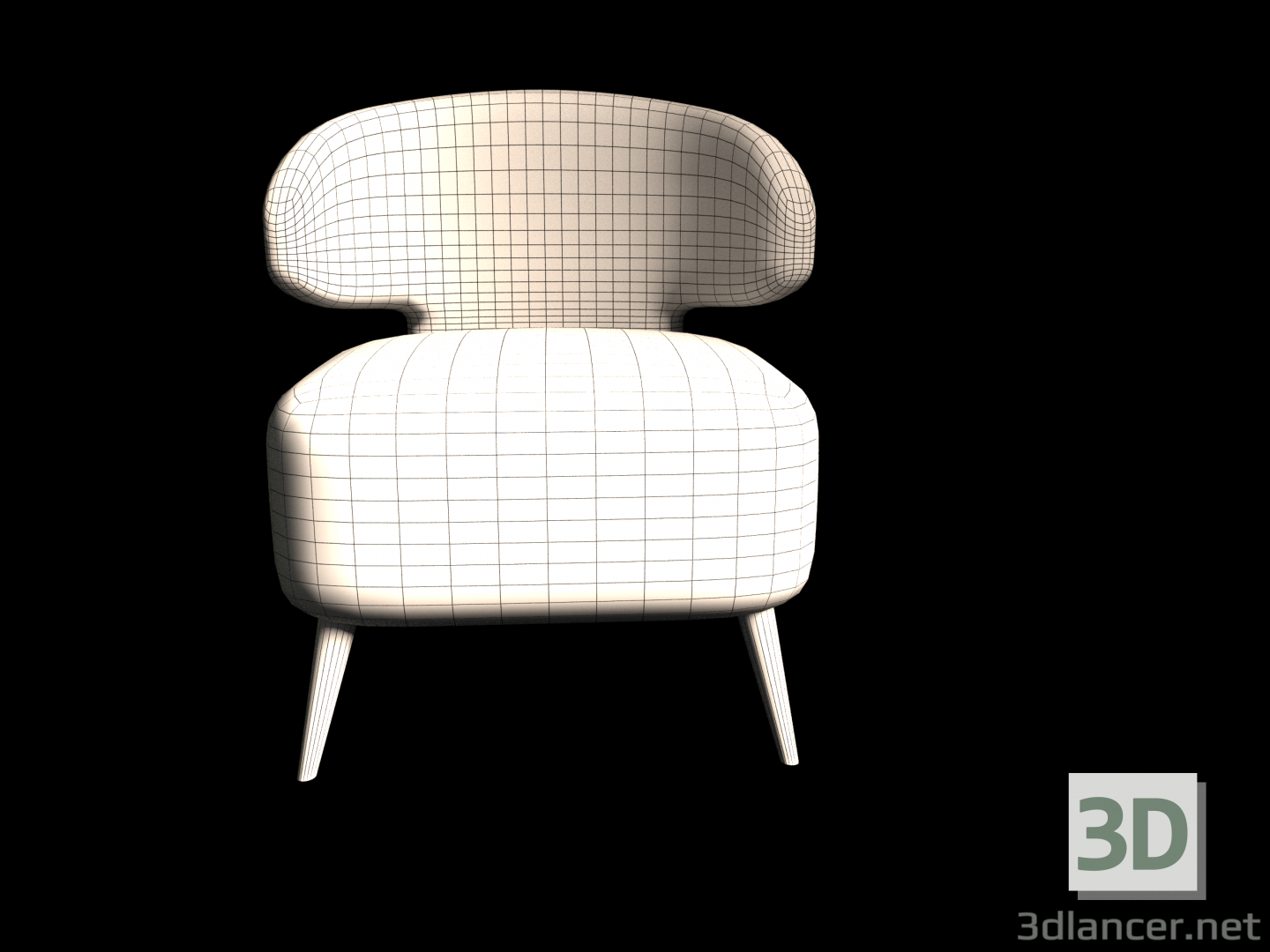 modèle 3D de Fauteuil acheter - rendu