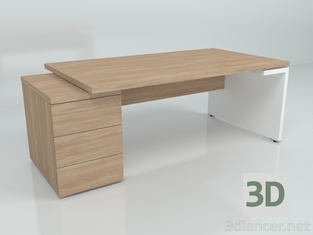 3d model Mesa de trabajo Mito MIT4KD (2019x1000) - vista previa