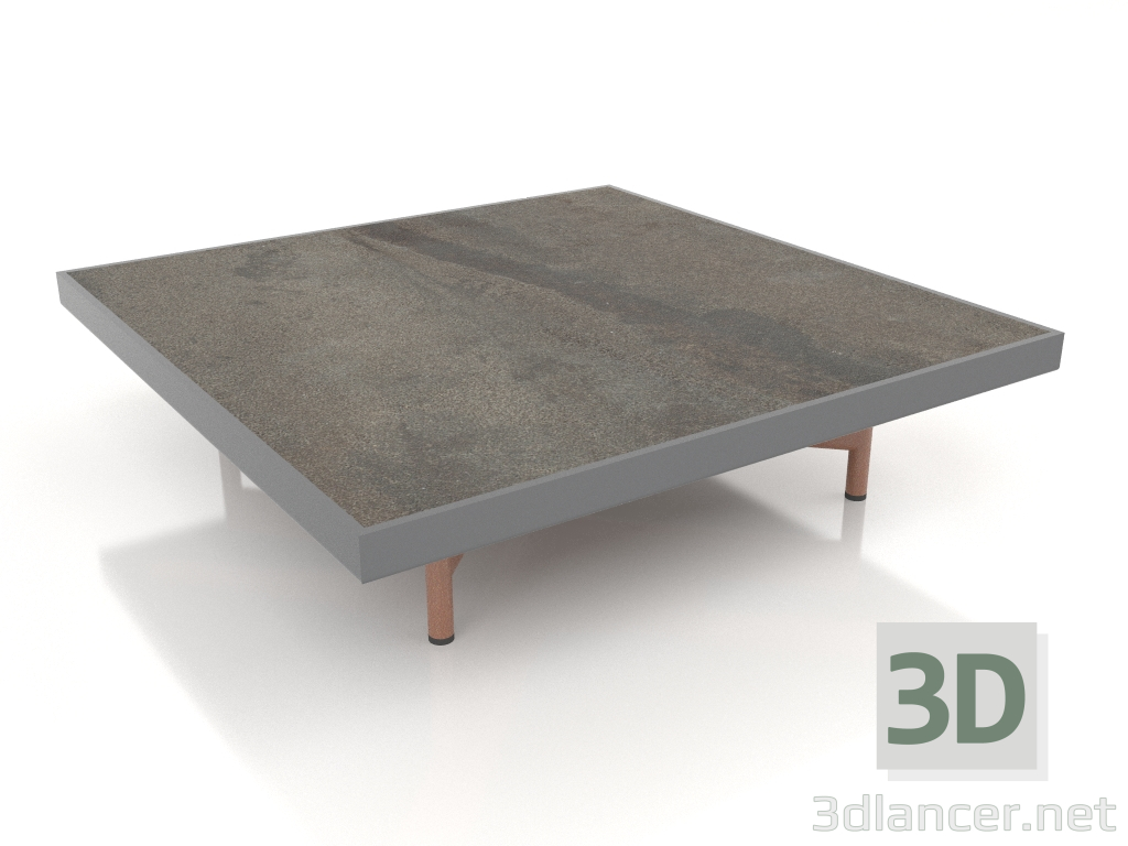 3d модель Квадратный журнальный столик (Anthracite, DEKTON Radium) – превью