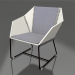 3d model Club chair (Black) - preview