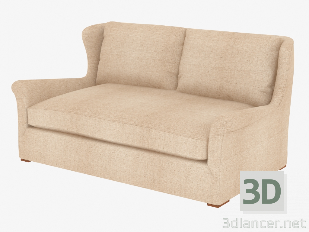 3d model Sofá cama doble ala Volver - vista previa