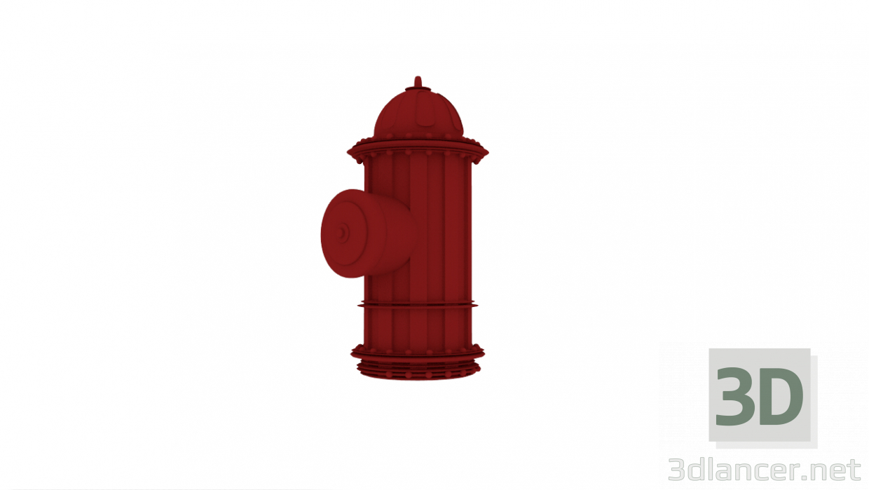 3D Modell Hydrant - Vorschau