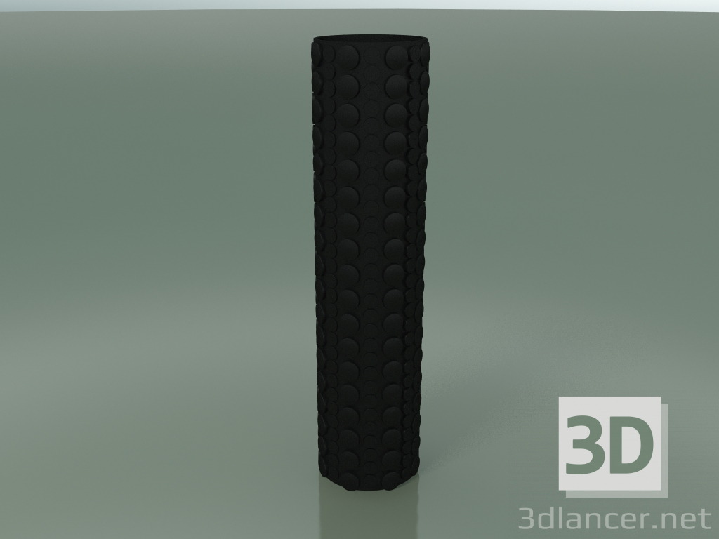 3d model Florero Street 3 (Matt Black) - vista previa