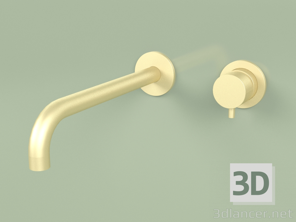 3d model Mezclador de pared con caño 250 mm (13 14, OC) - vista previa