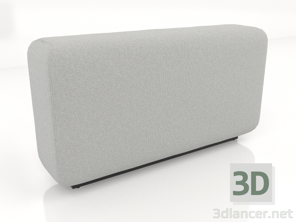 3d model Back M high modular sofa - preview