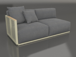 Sofa module section 1 left (Gold)