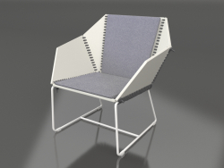 Fauteuil club (Blanc)