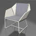 3d model Club chair (White) - preview