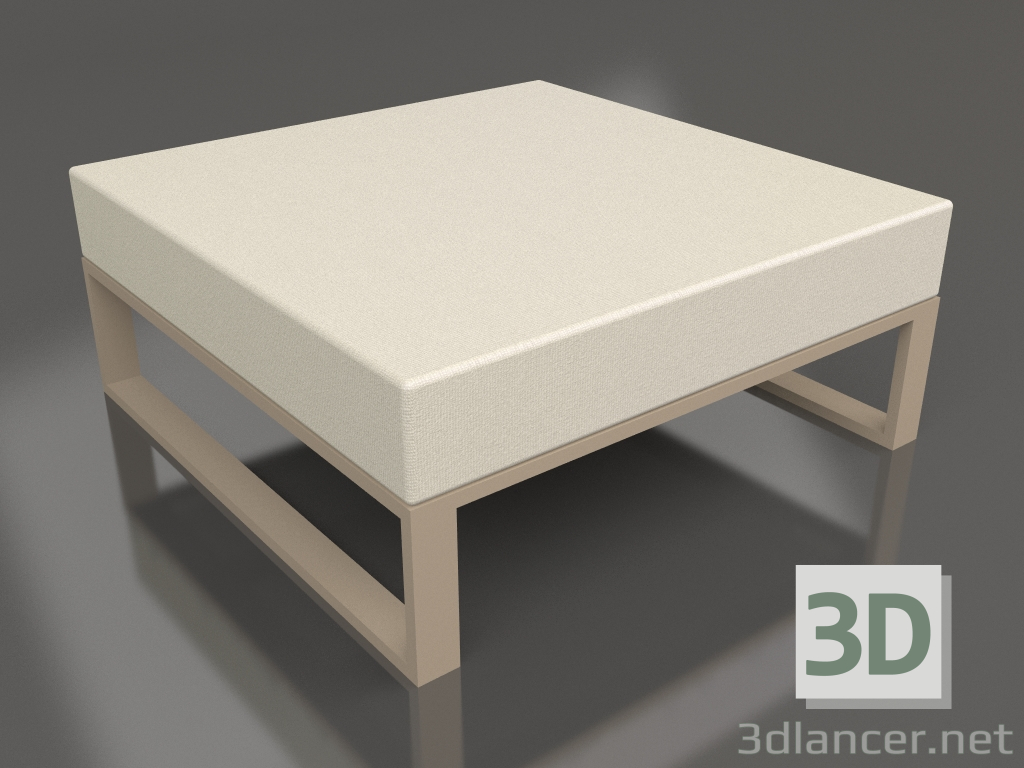 modello 3D Pouf componibile (Sabbia) - anteprima