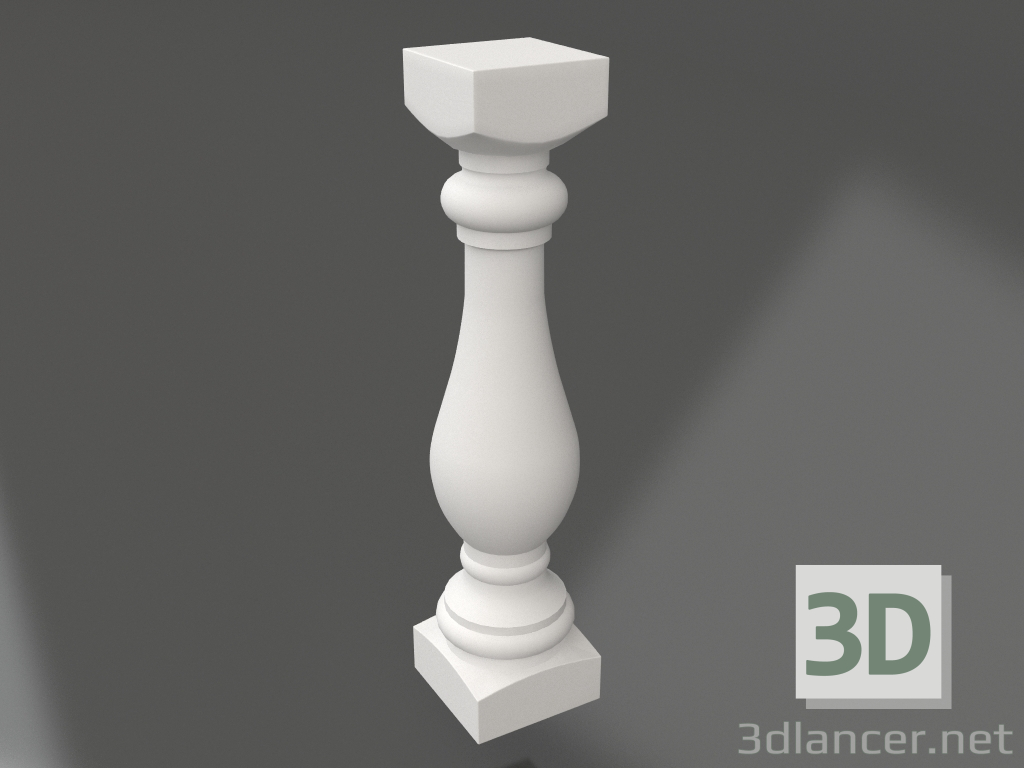 3D modeli Korkuluk korkuluğu BB 001 (H=660 mm) - önizleme