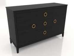 Chest of drawers 2 (black RAL 9005, option 4)