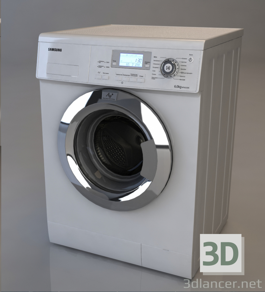 3d Samsung Washing Machine модель купить - ракурс