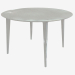 3d model Dining table round (white stained ash D120) - preview