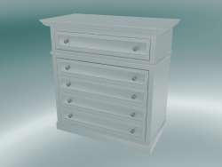 Commode sur la base (Blanc)