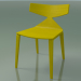 3d model Chair 3700 (4 wooden legs, Yellow) - preview