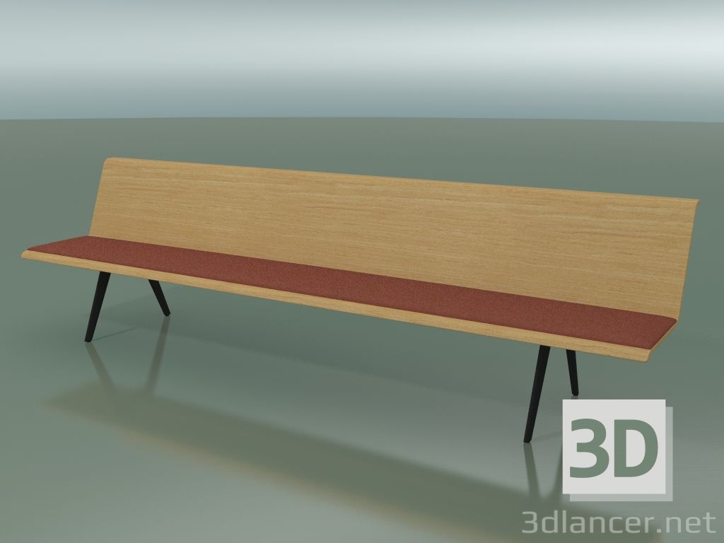 3D Modell Zentralmodul Essen 4602 (L 300 cm, natürliche Eiche) - Vorschau