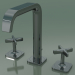 3d model 3-hole basin mixer 170 (36108330, Polished Black Chrome) - preview