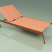 3D Modell Chaiselongue 007 (Metallrost, Batyline Orange) - Vorschau