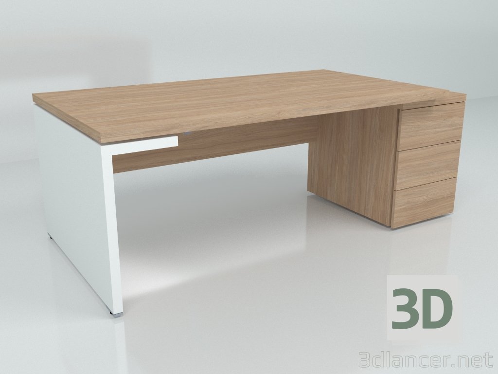 3D modeli Çalışma masası Mito MIT4KDP (2019x1000) - önizleme