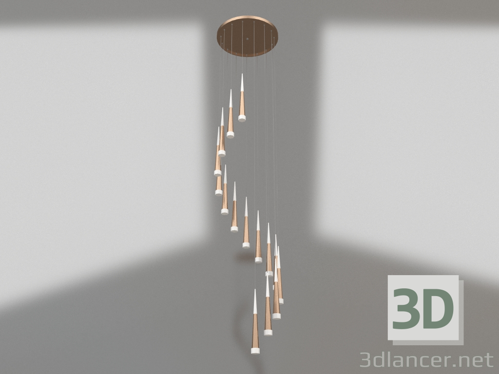 modello 3D Gancio per caffè Ray (Low Poly, 6114-15A,04) - anteprima