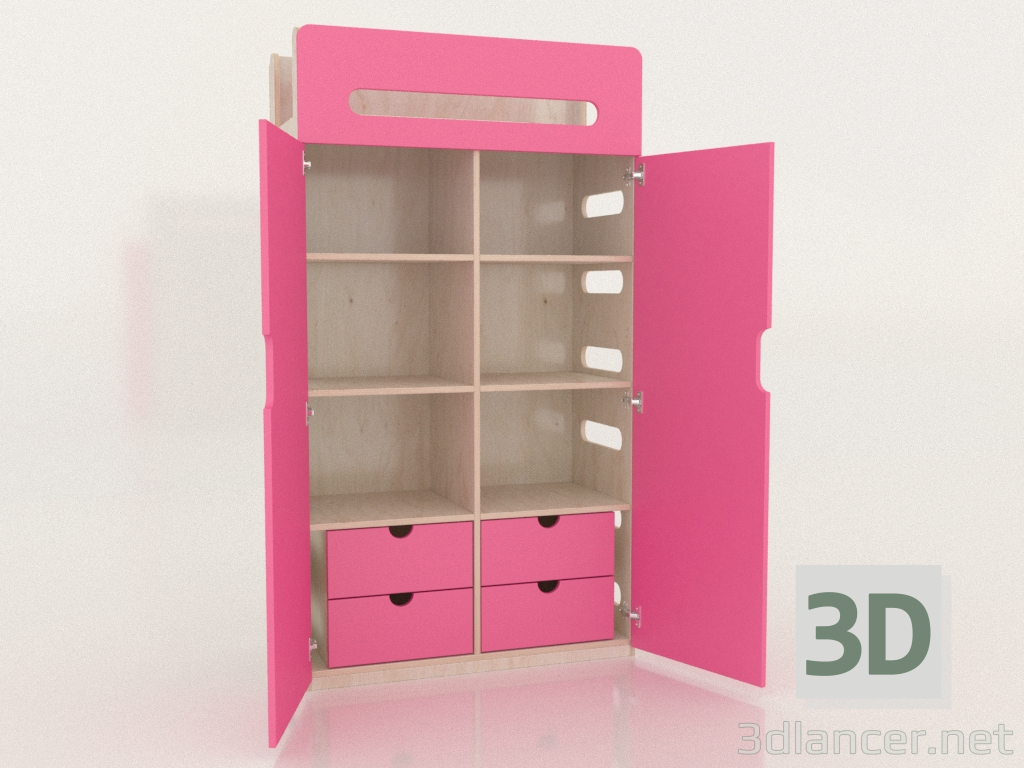 3d model Wardrobe open MOVE WF (WFMWF1) - preview