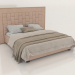 3d model Double bed - preview