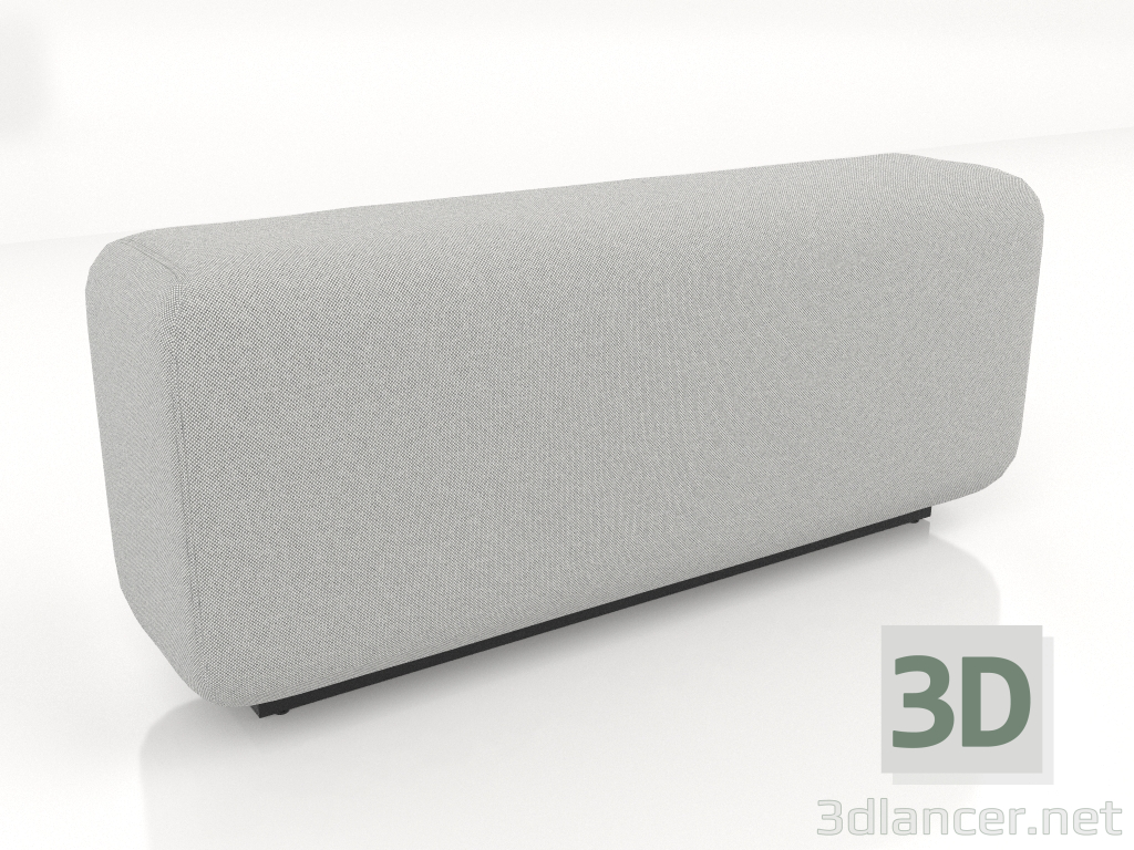 3d model Sofá modular bajo Back M - vista previa