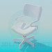 3d model Chair on wheels - preview