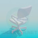 3d model Chair on wheels - preview