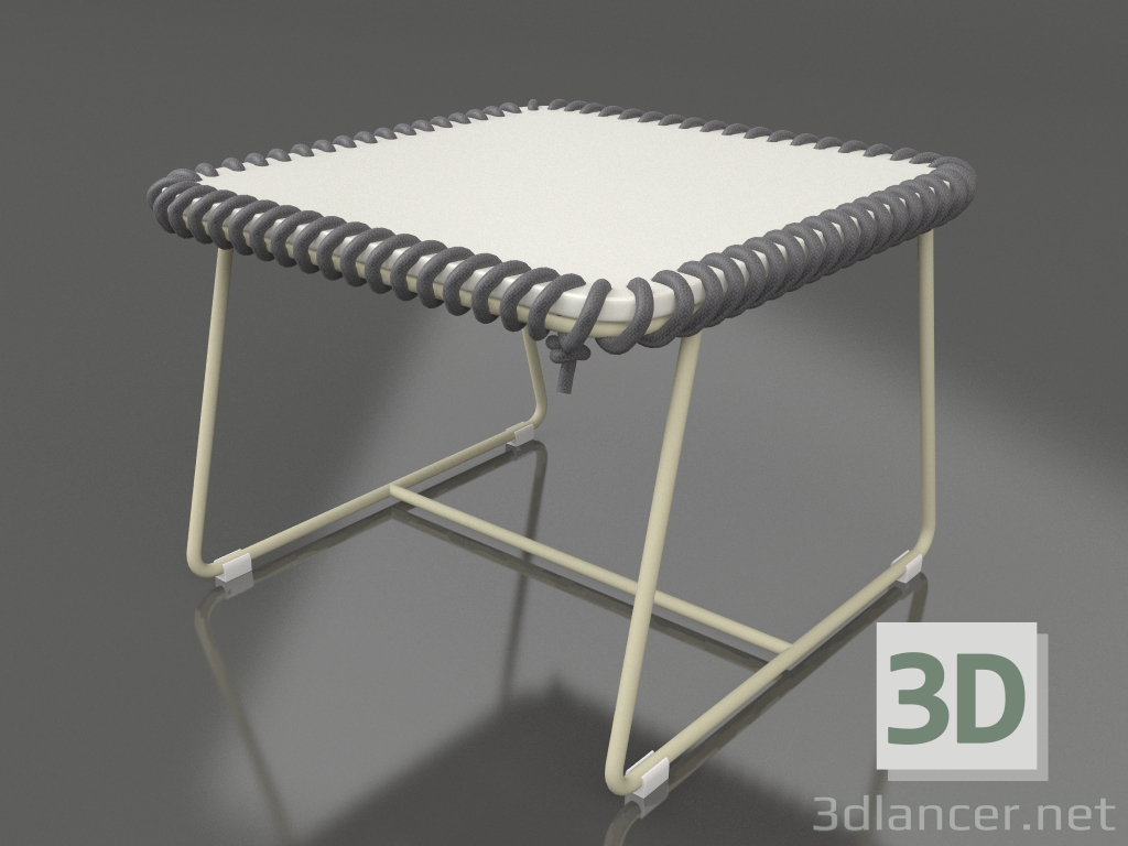 modèle 3D Table basse (Or) - preview